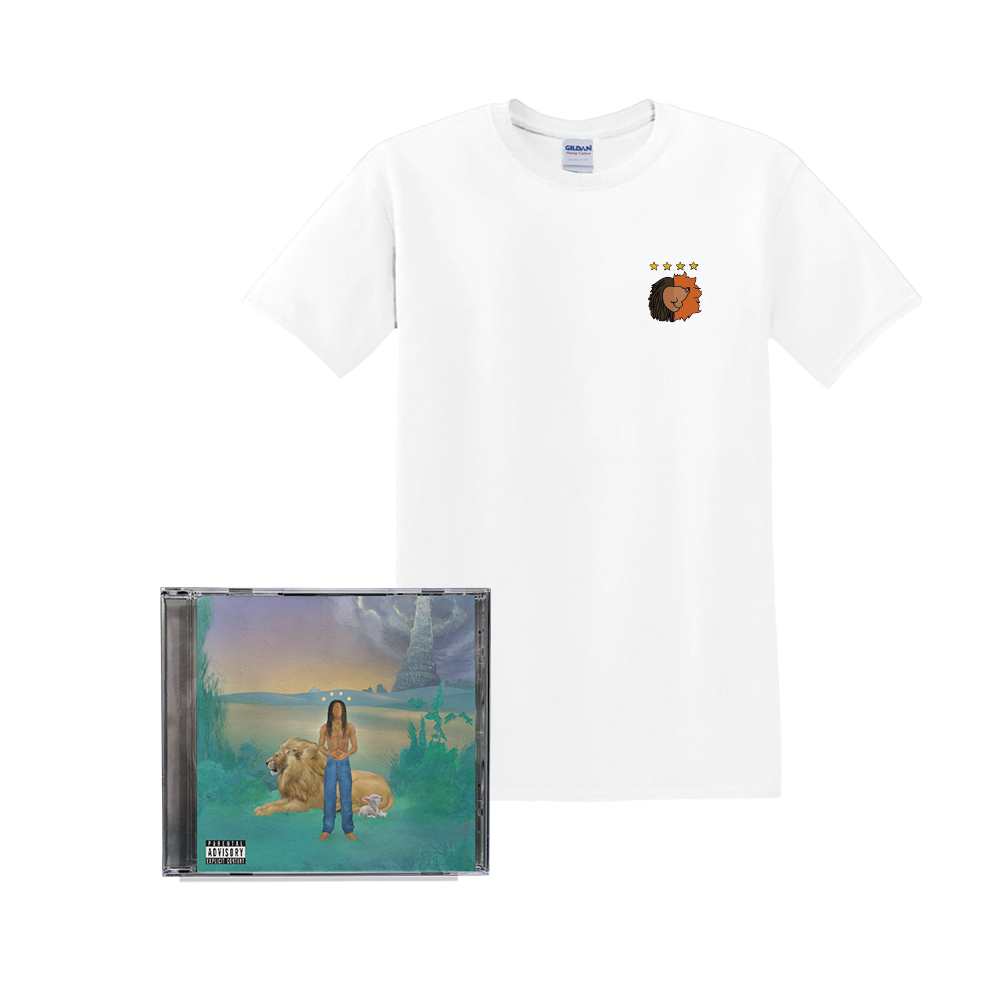 CD + T-shirt blanc